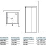 Душевая дверь IDEAL STANDARD CONNECT T9806EO