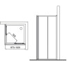 Душевая дверь IDEAL STANDARD CONNECT T9814EO