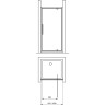 Душевая дверь IDEAL STANDARD KUBO T7314EO