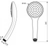 Душевая лейка 100 мм IDEAL STANDARD IDEALRAIN B9402XG