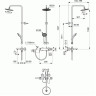 Душевая система 200 мм IDEAL STANDARD CERAFINE O BC749AA