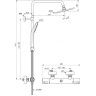 Душевая система 200 мм IDEAL STANDARD CERATHERM T50 A7225AA