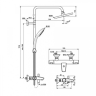 Душевая система IDEAL STANDARD CERATHERM T25 A7629AA