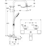 Душевая система IDEAL STANDARD IDEALRAIN PRO A5778AA