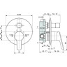 Душевой комплект 201 мм IDEAL STANDARD ALPHA BD003AA