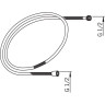 Душевой комплект 201 мм IDEAL STANDARD ALPHA BD003AA