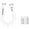 Душевой набор IDEAL STANDARD IDEALSPRAY BD125AA