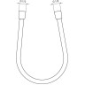 Душевой шланг 125 см IDEAL STANDARD IDEALRAIN A3306XG