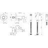 Гигиенический комплект IDEAL STANDARD IDEALSPRAY BD130AA