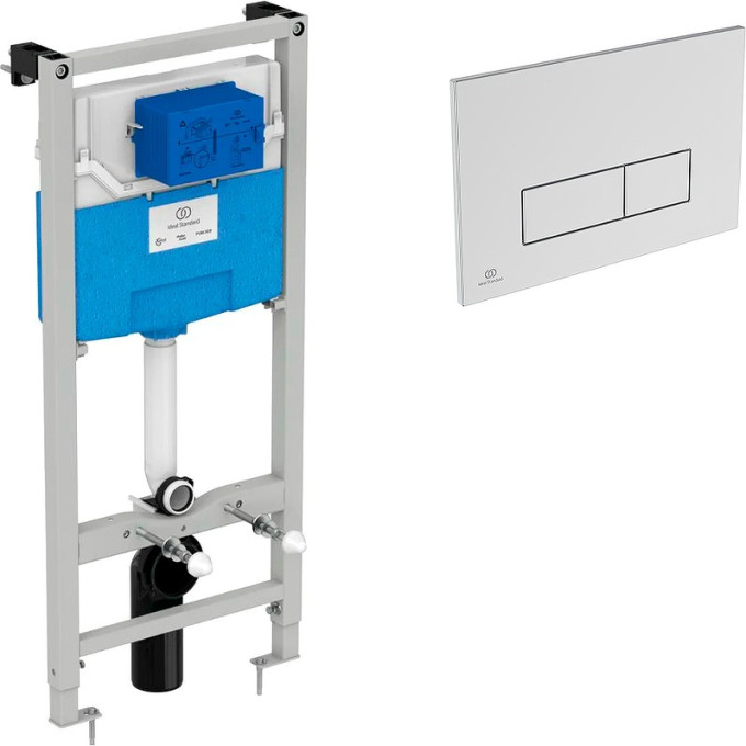 Инсталляция IDEAL STANDARD PROSYS TT00007/121AA для унитаза с клавишей смыва Хром