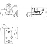 Комплект 2в1 IDEAL STANDARD TESI T457001+R016267