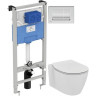 Комплект подвесной унитаз E047901 + E772401 + система инсталляции R020467 + R0108AA IDEAL STANDARD PROSYS CONNECT E212701R0108AA