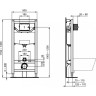 Комплект подвесной унитаз T0079V1 + T3527V1 + система инсталляции R020467 IDEAL STANDARD PROSYS TESI T3868V1