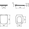 Крышка-сиденье IDEAL STANDARD I.LIFE B T500301