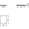 Крышка-сиденье IDEAL STANDARD TESI