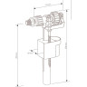 Наливной клапан для инсталляций IDEAL STANDARD
