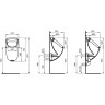 Писсуар IDEAL STANDARD CONNECT E567201 верхняя подводка