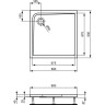 Поддон IDEAL STANDARD ULTRA FLAT K517201