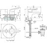 Промо комплект 6 в 1 IDEAL STANDARD ESLA (BC224AA + A6947AA + B0387MY + B9445AA + B2619AA + B9448AA)