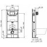 Промокомплект IDEAL STANDARD I.LIFE B (унитаз+пневматич инсталляция с кнопк)