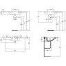 Раковина IDEAL STANDARD CONNECT 85см