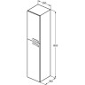 Шкаф-пенал IDEAL STANDARD STRADA K2683WG