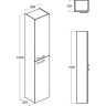 Шкаф-пенал IDEAL STANDARD TEMPO E3243SG