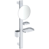 Штанга с аксессуарами IDEAL STANDARD ALU+ IS BD589SI Beauty Bar S