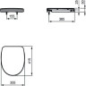 Сиденье для унитаза IDEAL STANDARD OCEANE W300201