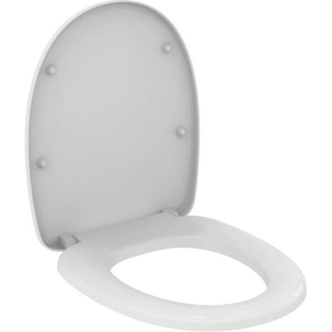 Сидение и крышка, дюропласт, стальные шарниры IDEAL STANDARD ECCO