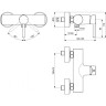 Смеситель для душа IDEAL STANDARD CERALINE BC200U4