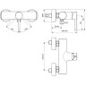 Смеситель для душа IDEAL STANDARD CERALINE BC200XG