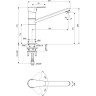 Смеситель для кухни IDEAL STANDARD CERAFINE D