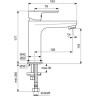 Смеситель для раковины IDEAL STANDARD CERAFINE O BC554AA