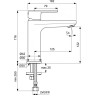 Смеситель для раковины IDEAL STANDARD CERAFINE O BC554XG