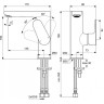 Смеситель для раковины IDEAL STANDARD CERAFINE O BC555XG