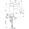 Смеситель для раковины IDEAL STANDARD CERALINE BC268AA