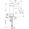 Смеситель для раковины IDEAL STANDARD CERALINE BC268XG