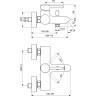 Смеситель для ванны IDEAL STANDARD CERALINE BC199U4
