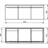 Тумба для раковины IDEAL STANDARD DAYLIGHT