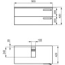 Тумба для раковины IDEAL STANDARD STRADA K2726WG