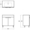 Тумба для раковины IDEAL STANDARD TEMPO E3241SG