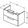 Тумба для раковины IDEAL STANDARD TEMPO E3242WG