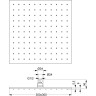 Верхний душ IDEAL STANDARD IDEALRAIN PRO L1