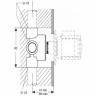 Встраиваемая часть многоходового переключателя IDEAL STANDARD A2391NU